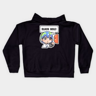 Earth Chan: Black Hole! Kids Hoodie